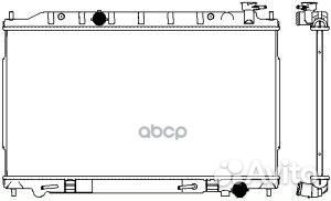 Радиатор охлаждения двигателя nissan teana I (J