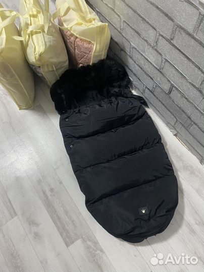 Конверт в коляску (черный и серый выбор )