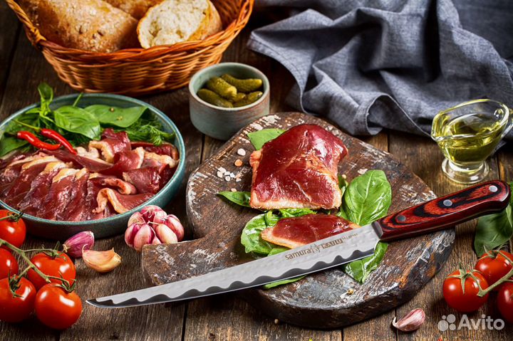 Нож для нарезки слайсер samura kaiju SKJ-0046T/Y