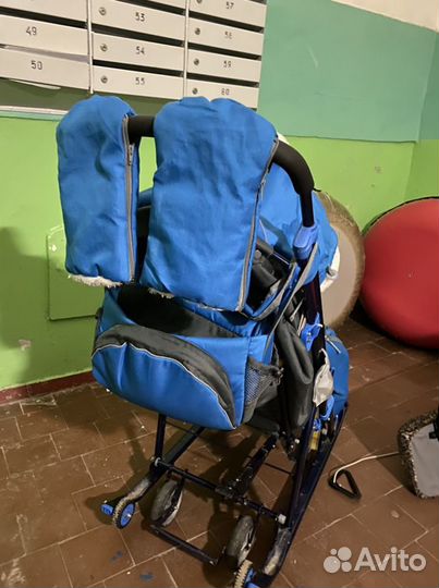 Коляска санки