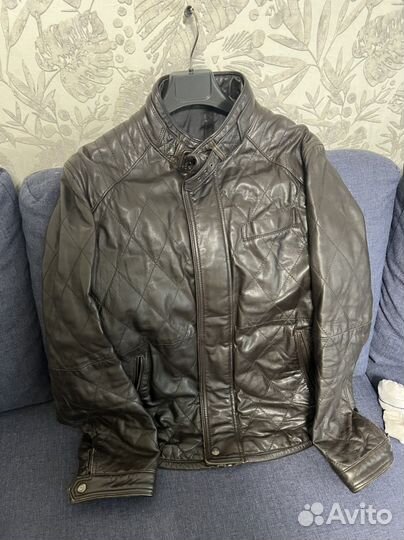Куртка кожаная Massimo Dutti