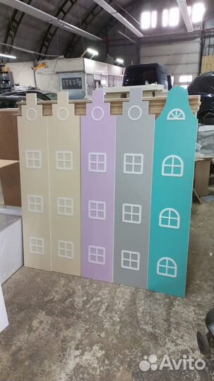 Двери для шкафчиков, панели домики, ширма