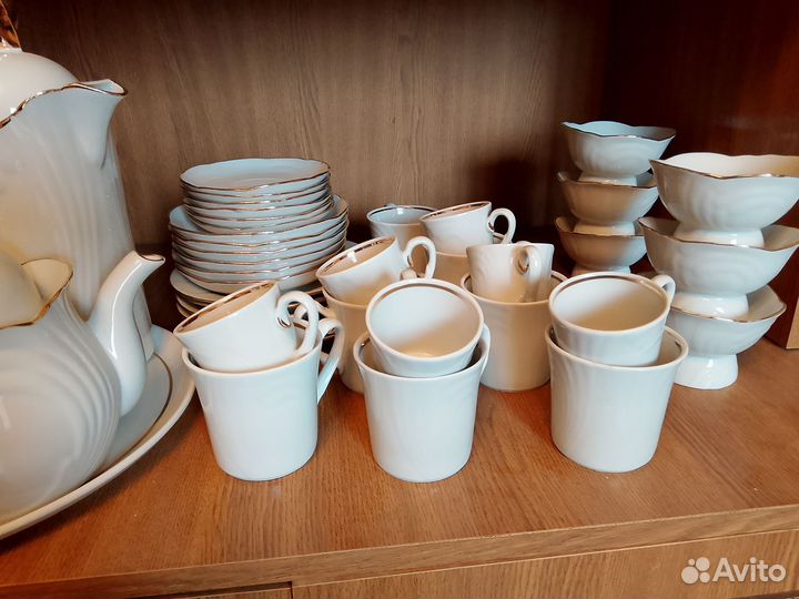 Чайно кофейный сервиз фарфор. 