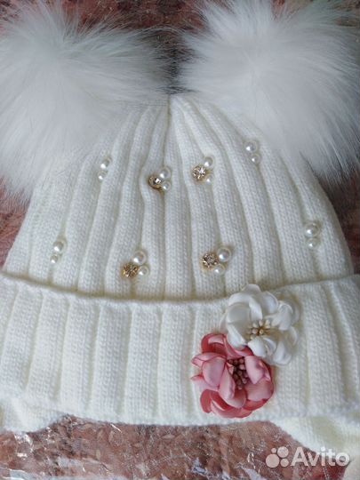 Зимняя шапочка 50см