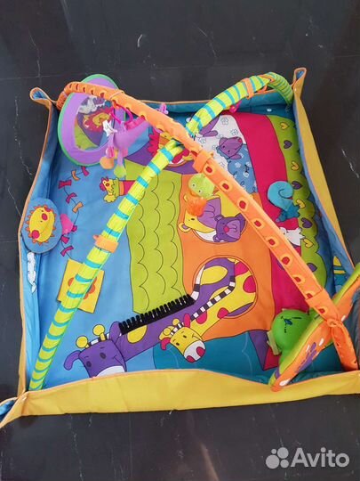 Развивающий коврик tiny love зоосад