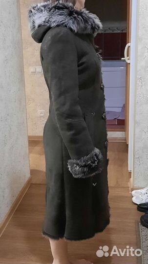 Женская кожаная дубленка