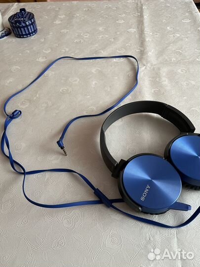 Продам проводные наушники Sony MDR-XB450