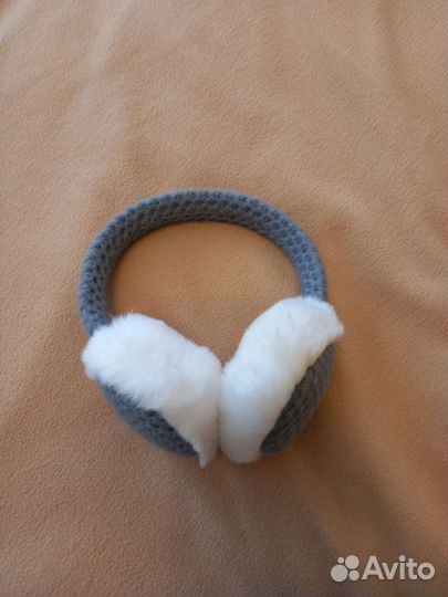 Меховые наушники для девочки
