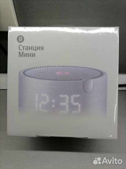 Умная колонка яндекс Станция Мини с часами, 10Вт