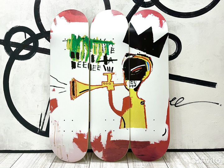 Дека для скейтборда The Skateroom x Basquiat