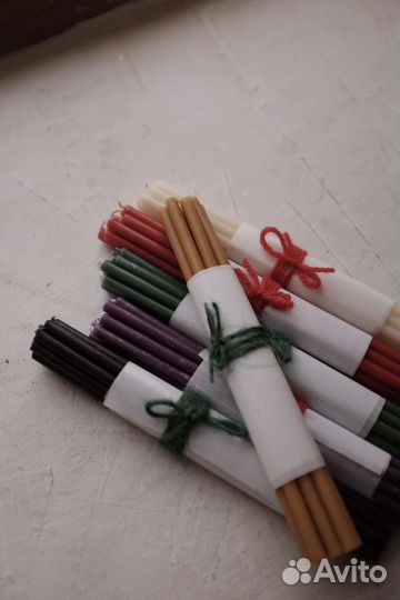 Свечи восковые церковные