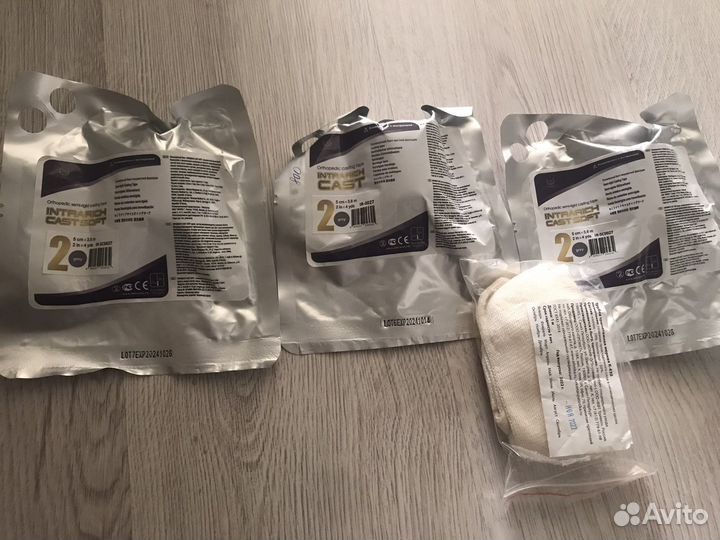 Полумерный бинт жесткой фиксации