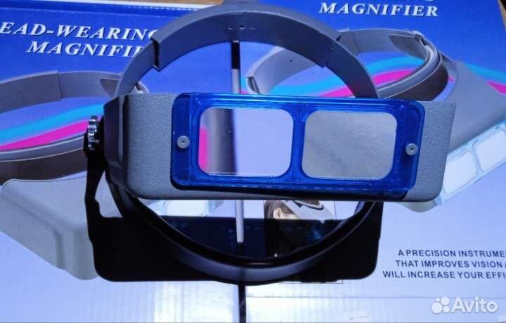 Лупа-очки налобная