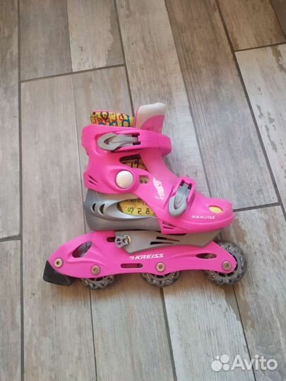 Роликовые коньки детские раздвижные