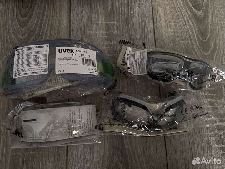 Очки защитные Uvex разные