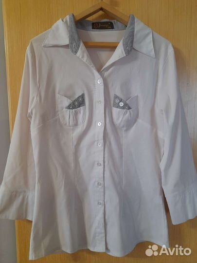 Блузка - рубашка для школы, 40 размер