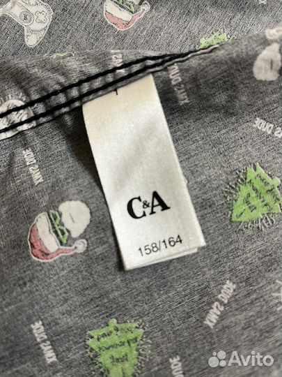 Рубашка новогодняя 158 164