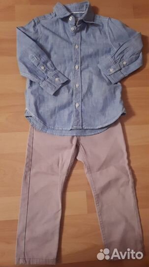 Рубашка х/б джинсовая