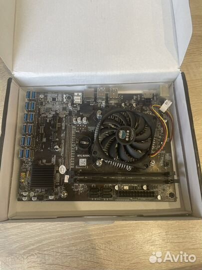 Материнская карта b75 BTC b250c