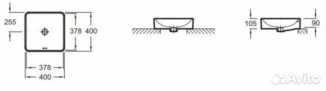 Раковина Jacob Delafon Vox EVG102-PT6