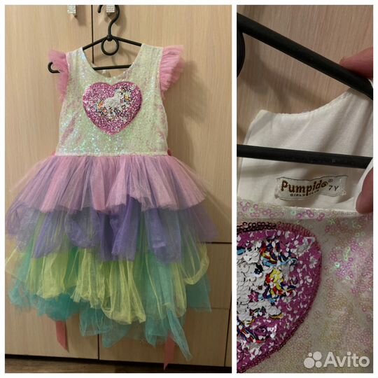 Пакет вещей для девочки на 6-7 лет.Б/У