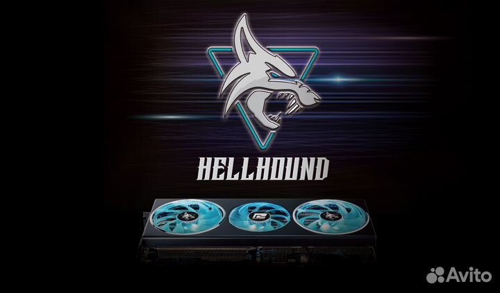 RX 7800 XT Hellhound PowerColor AMD Radeon