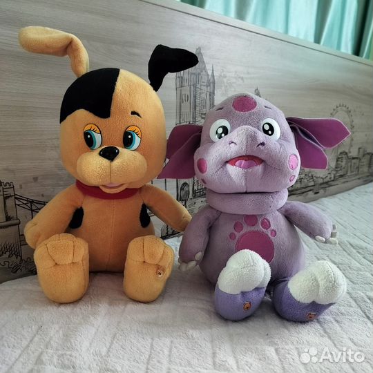 Лунтик и щенок Шарик