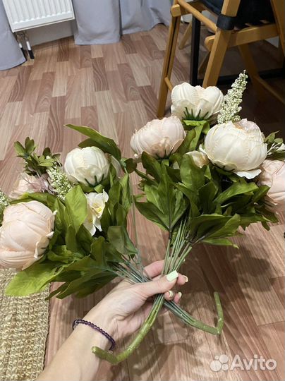 Home Decore. Букеты искуств пионов 2 шт