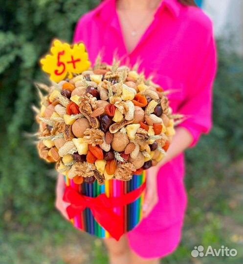 Съедобные букеты для женщин