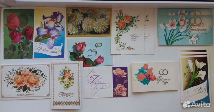 Открытки советские СССР и карточки