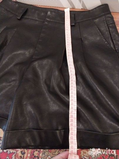 Шорты женские кожаные 46 48