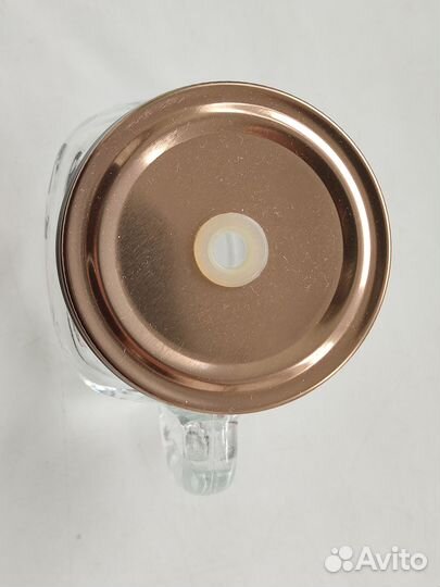 Кружка с крышкой и трубочкой