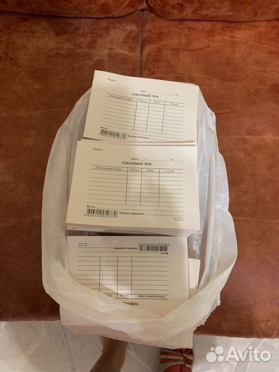 Товарный чек, склейка 100 шт
