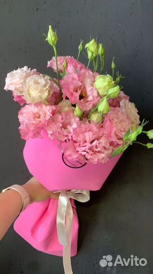 Эустома букет