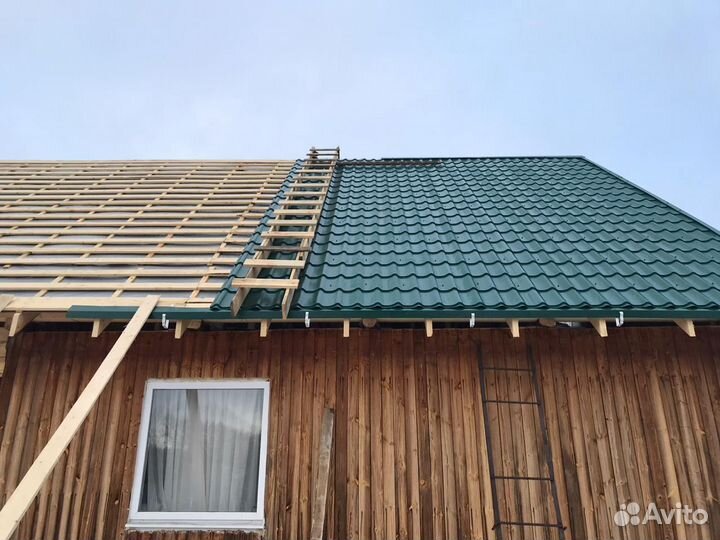 Монтаж крыш и заборов