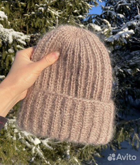 Шапка мохеровая