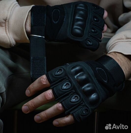 Перчатки тактические без пальцев