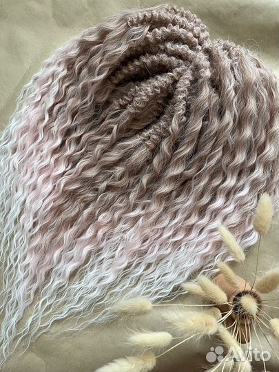 Изготовление комплектов кос для вплетения