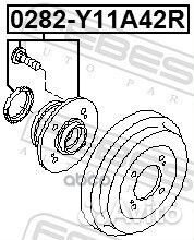 Ступица задн 0282-Y11A42R 0282-Y11A42R Febest