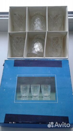 Рюмки (стопки) 6 шт. 75мл. в подарочной упаковке