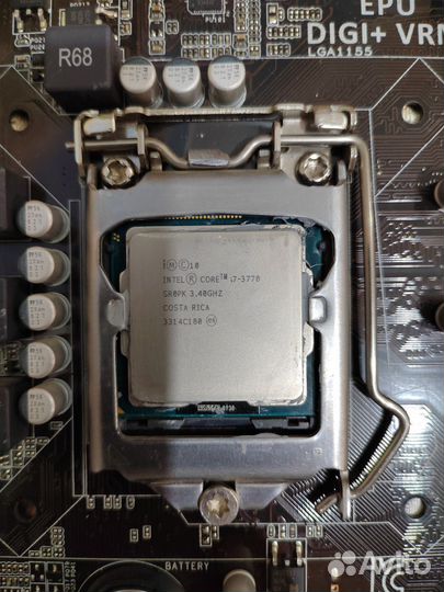 Материнская плата 1155 с процессором