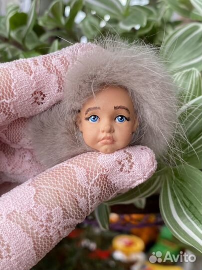 Расписанные лица для ватных игрушек