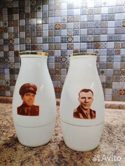 Вазочка СССР герои космонавты