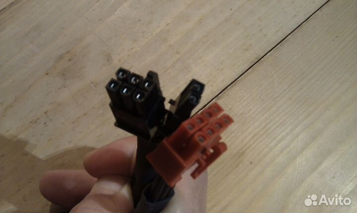 Для модульного блока питания PCI-E 8pin на 6pin и