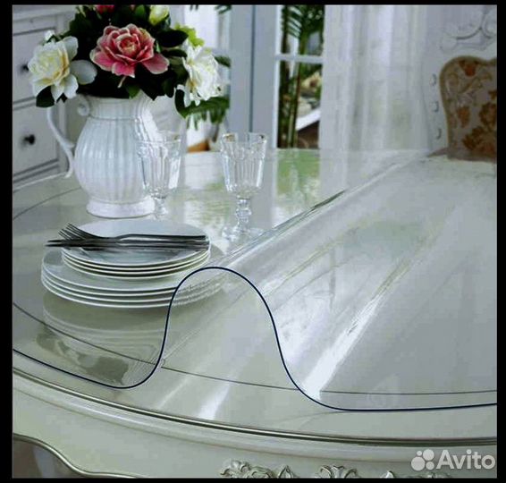Гибкое/мягкое/жидкое стекло, силиконовая скатерть