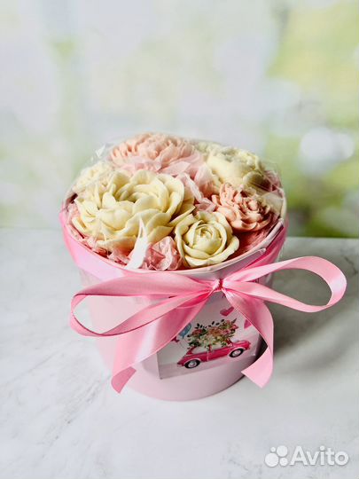 Букет из зефирных цветов