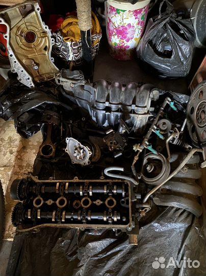 Двигатель тойота 2 AZ-FE разбор