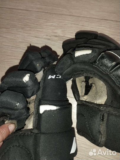 Краги хоккейные детские р11, налокотники