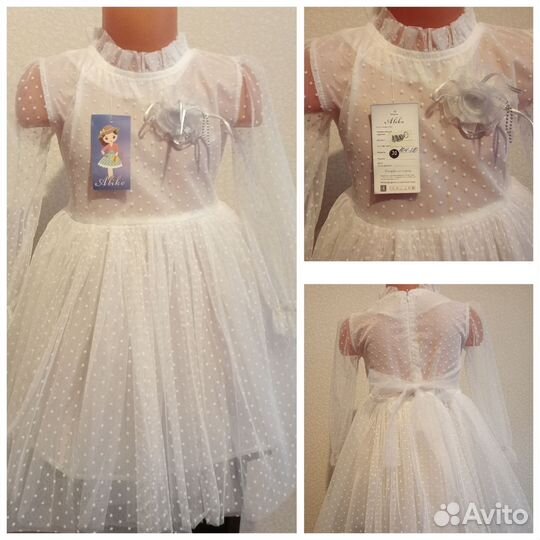 Белое платье для девочки