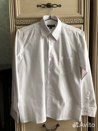 Рубашка белая р. 146 / 38